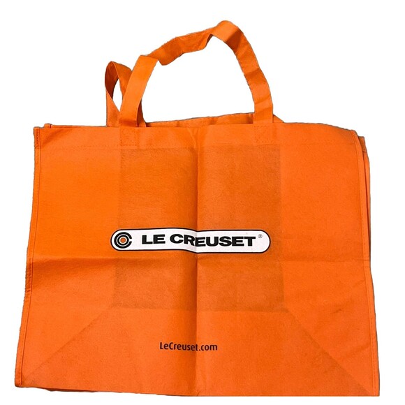 LE CREUSET Shopping Bag Lot 4 Gift‎ Tote Reusable Eco Friendly Shopper 20in 16in - Picture 3 of 4